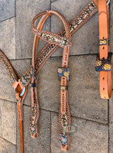 Load image into Gallery viewer, One ear headstall and Barrel racer breast collar #9141049068