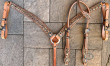 Load image into Gallery viewer, One ear headstall and Barrel racer breast collar #9141049068